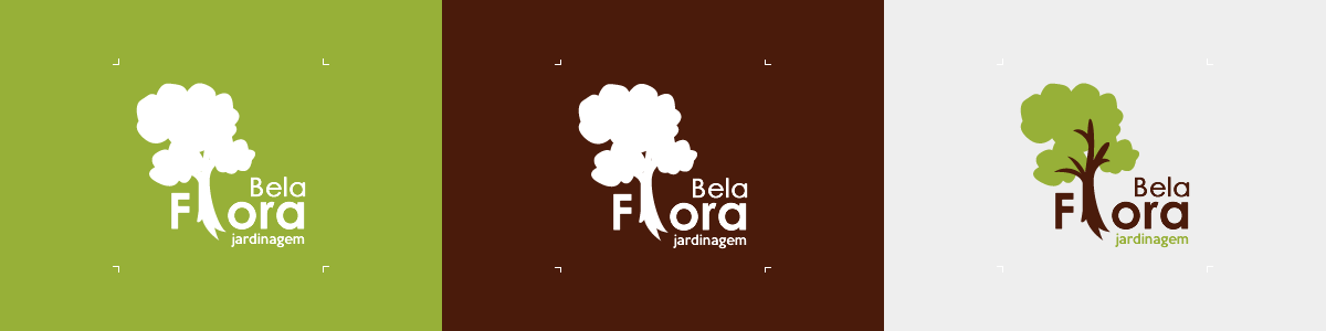Bela Flora espaçamentos logotipo projetado e desenvolvido por ViragStudio