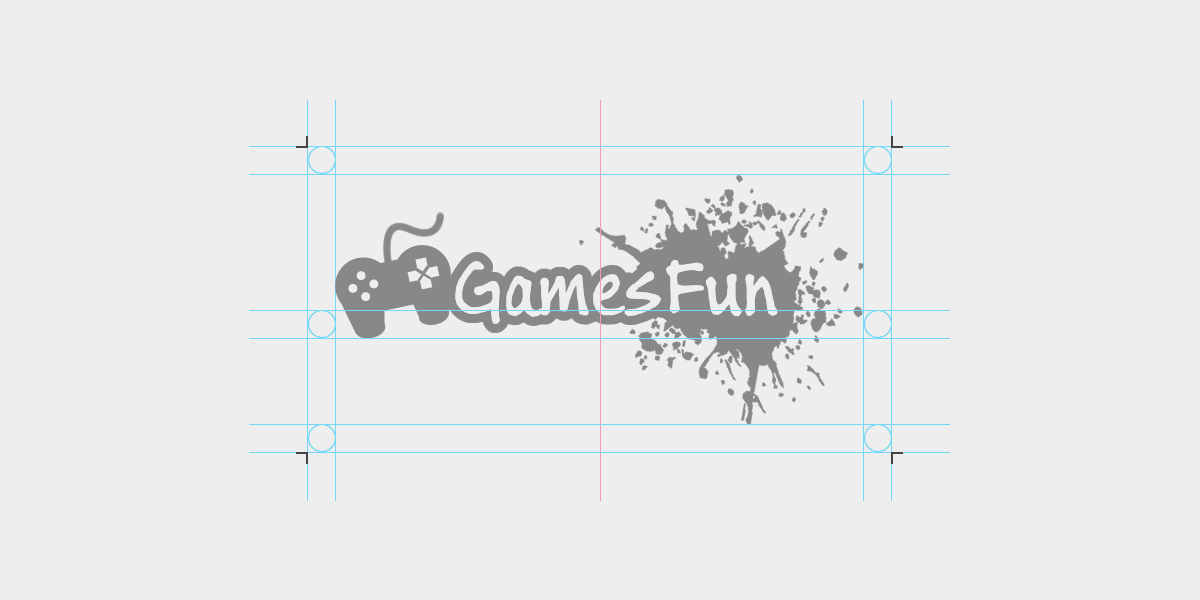 Games Fun construção logotipo projetado e desenvolvido por ViragStudio