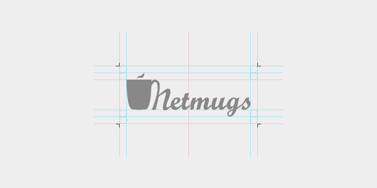 NetMugs construção logotipo projetado e desenvolvido por ViragStudio