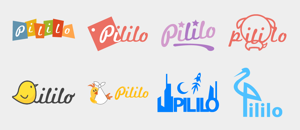 Pililo variação de logotipo projetado e desenvolvido por ViragStudio