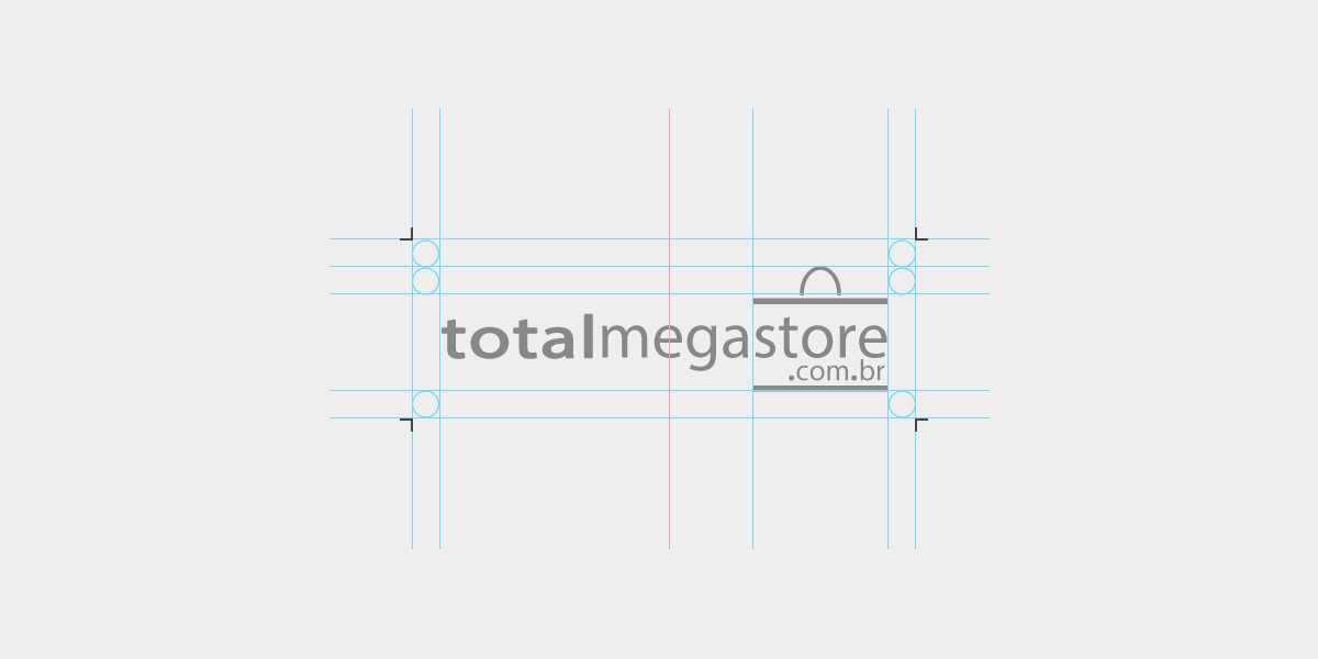 Total Megastore construção logotipo projetado e desenvolvido por ViragStudio