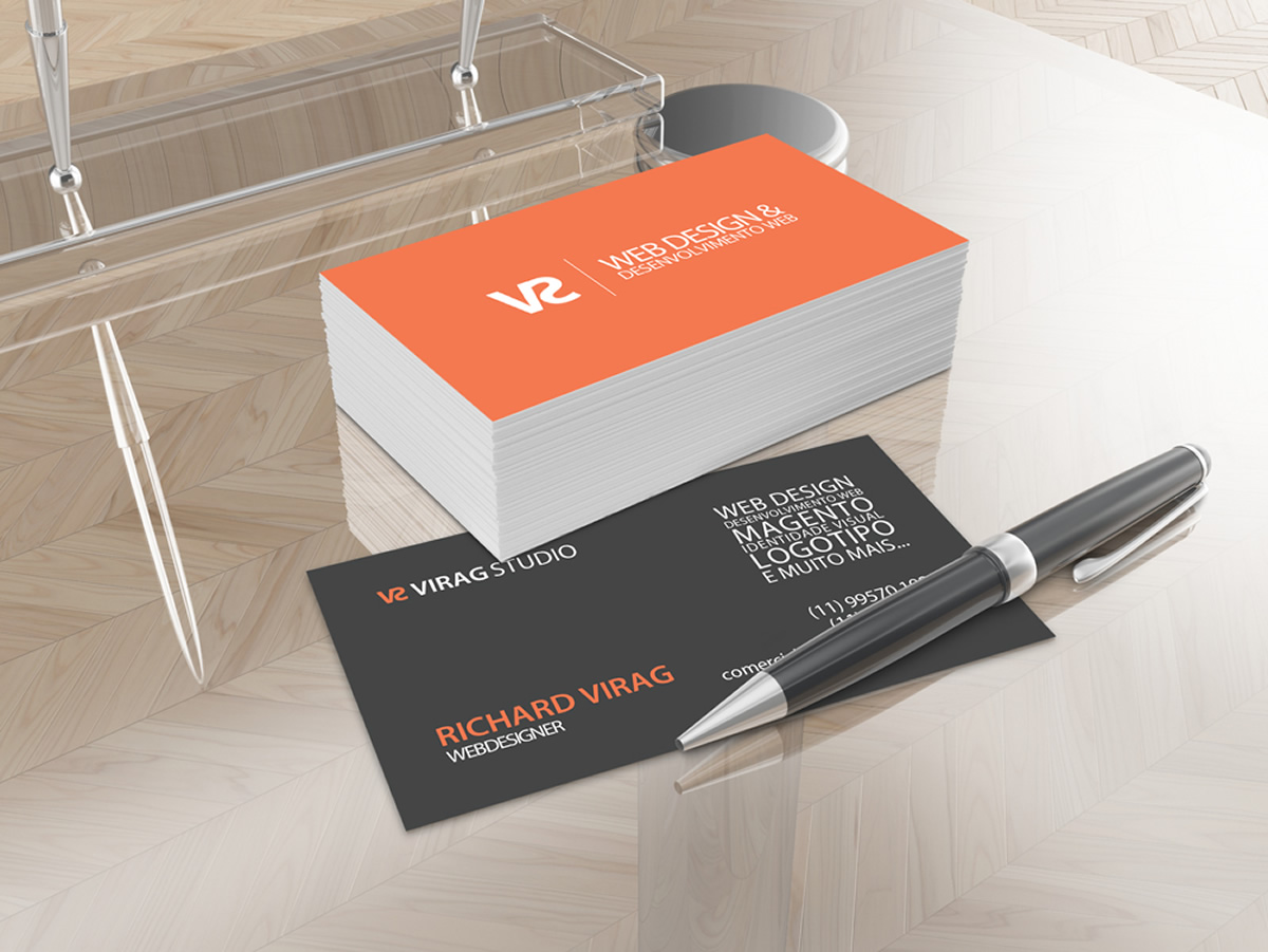 ViragStudio cartão de visitas projetado e desenvolvido por ViragStudio